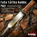 Faca Tatica Limpa Peixe Aço Inox Com Bainha