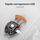 Lanterna Potente Mosquetão Isqueiro Apito Ferramenta Abridor clip-icon
