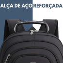 Mochila Masculina Impermeável Reforçada Aço Escola Notebook