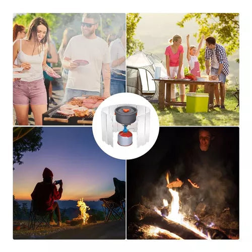 Protetor De Vento Para Fogareiro Wind Shield Joyfox Camping