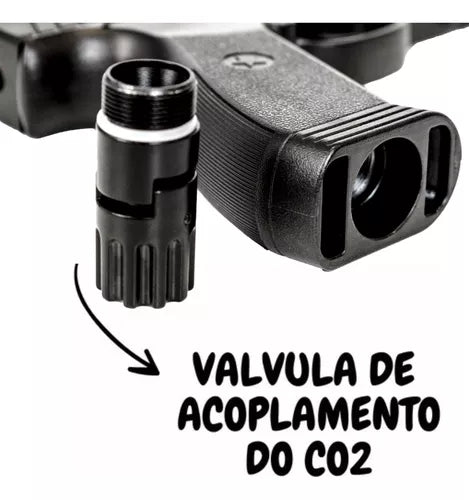 Pistola De Paintball Vesta Co2 Rossi Cal .50 Home Defense