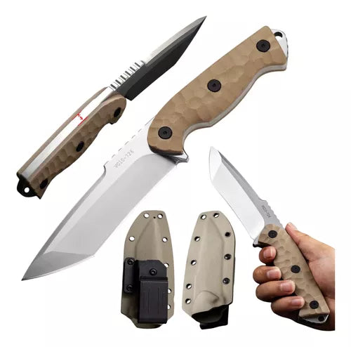 Faca Tática Trskt Fulltang 8mm Espessura Edc Bainha Kydex