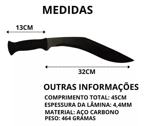 Facão Kukri Cold Steel Tático Militar