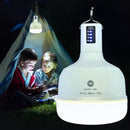 Lâmpada Camping Lampião Led Potente Solar Usb Barraca Pesca