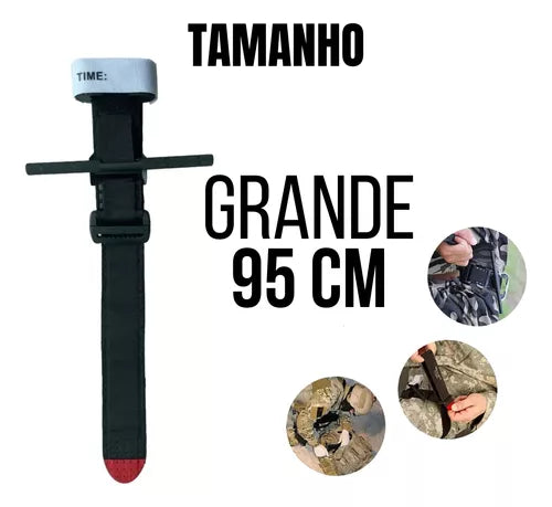 Torniquete Tático Aph Primeiros Socorros Haste Metal