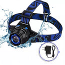 Lanterna Tatica De Cabeca Led Cree Com Zoom 3000 Lumens.