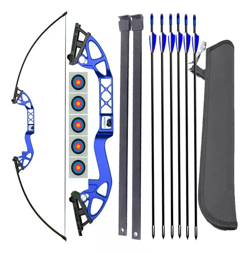 Arco E Flecha Python Nwj 40 Lbs Recurvo Profissional Longbow
