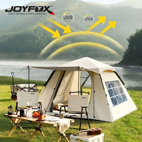 Barraca Acampamento Camping Automatica Impermeavel 4 Pessoas