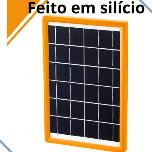 Placa Solar Carregador Usb Varias Entradas 6v Celular Tablet