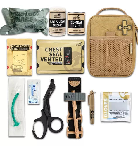 Kit Médico Sobrevivência Primeiros Socorros | De Emergência