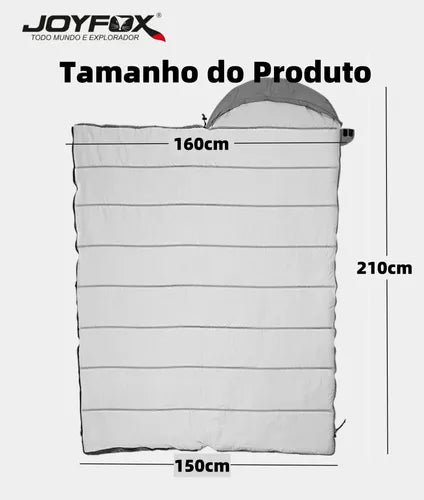 Saco De Dormir Térmico Grande Solteiro
