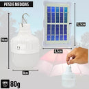 Lampião Led Potente Recarregável Lamparina Camping Barraca
