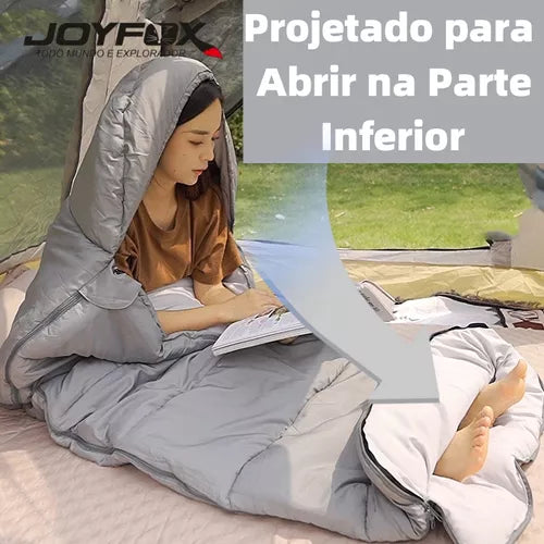 Saco De Dormir Térmico Grande Solteiro