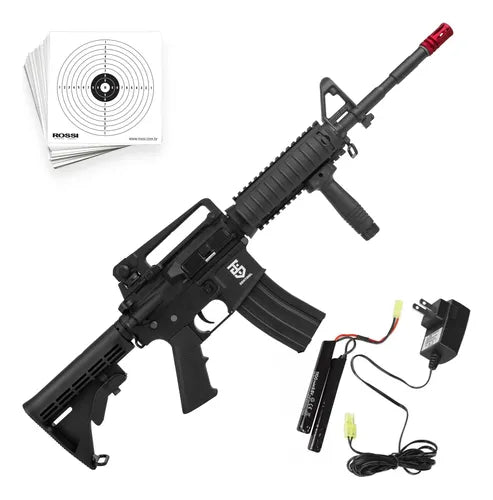 Rifle De Airsoft Sentinel M4a1 Car Ris Full Metal 6mm Rossi