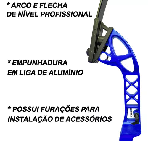 Arco E Flecha Python Nwj 40 Lbs Recurvo Profissional Longbow