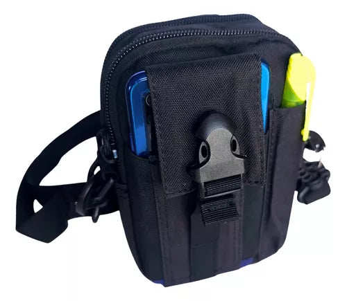 Bolsa Masculina Pochete Militar Pequena De Ombro Tiracolo