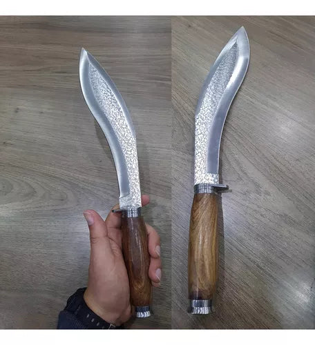 Facão Kukri Machete Sobrevivência Faca Curva Selva Bushcraft