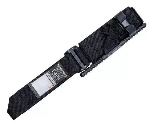 Torniquete Tático Profissional T-aph Desmodus Cor PretoTorniquete Tático Profissional.