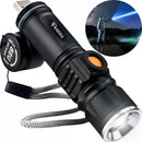 Lanterna Tatica Militar Super Led T6 Com Zoom Potente Usb Recarregável Kaizu