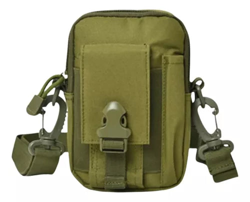 Bolsa Masculina Pochete Militar Pequena De Ombro Tiracolo