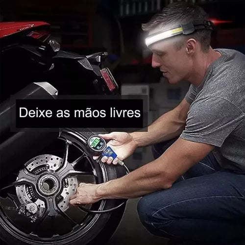 Lanterna De Cabeça Com Led Super Forte Para Camping