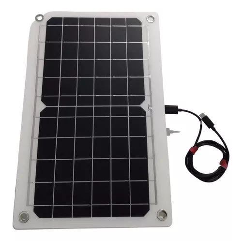 Carregador Solar Portátil Para Carregar Celular Usb 9w
