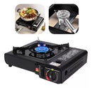 Bestfer fogareiro portátil camping ascendimento automático com Maleta