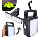 Lampião Led Recarregável Lâmpada Camping Solar Usb Pescaria