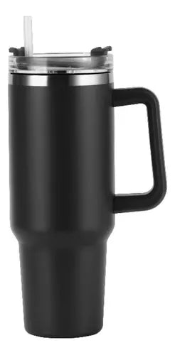 Copo Térmico Meiling 1200ml Inox Com Canudo E Alça