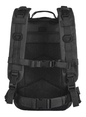 Mochila Tática Militar Invictus Assault 30l Cor Preto Desenho Do Tecido Lisa