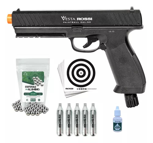 Pistola De Paintball Vesta Co2 Rossi Cal .50 Home Defense