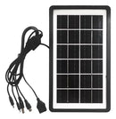 Carregador Portátil Placa Energia Painel Solar Usb Celular Cor Preto