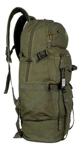 Mochila Impermeável 80 Litros Para Viagem Trilhas E Camping