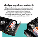 Bestfer fogareiro portátil camping ascendimento automático com Maleta