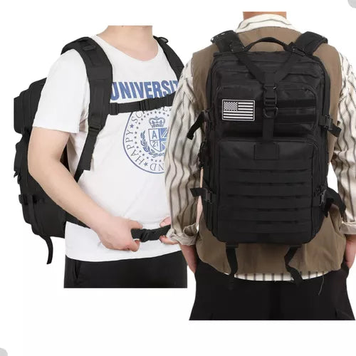 Mochila Tática Militar Impermeável Reforçada Grande 50l Eua