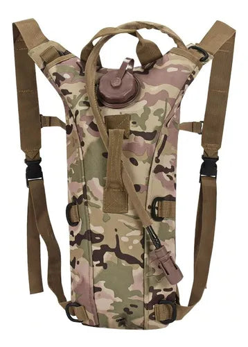 Camel Back Mochila De Hidratação Airsoft Ciclismos Corrida Cor Multican