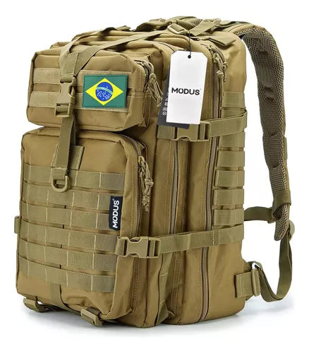 MODUS Mochila Tática Militar Camping Reforçada 50 Litros Impermeável
