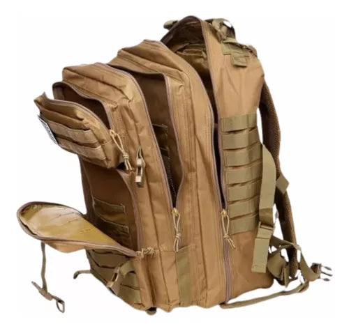 Mochila Tática Militar Impermeável Reforçada Grande 50l Eua