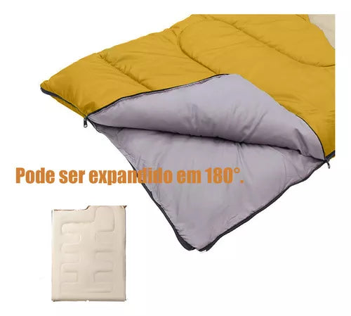 Saco De Dormir Térmico Solteiro Patchworkable