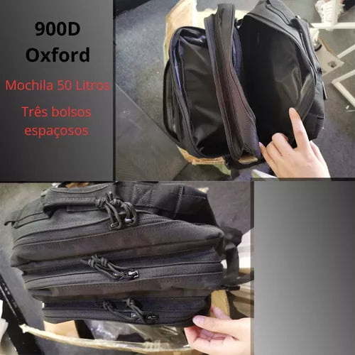 Mochila Tática Militar Impermeável Reforçada Grande 50litros