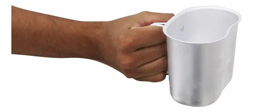 Cantil + Caneca Alumínio Xepa Ntk Nautika Tático 0,9l Verde