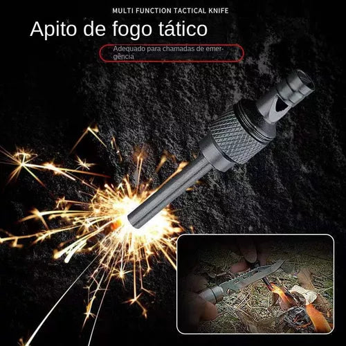 Kit Pá Tatica Dobrável Com Facas E Canivetes Militar