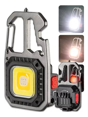 Lanterna Magnetica Multi Função De Bolso Pesca Caça Mecanica Cor da lanterna Preto Cor da luz Quadrado