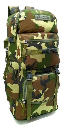 Mochila Impermeável 80 Litros Para Viagem Trilhas E Camping