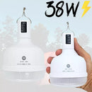 Lâmpada Camping Lampião Led Potente Solar Usb Barraca Pesca
