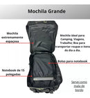 Mochila Tática Militar Impermeável Reforçada Grande 50litros