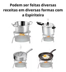 Fogareiro A Álcool Fogão Camping Portátil Espiriteira Pesca