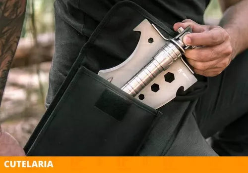 á Tatica Dobrável Escavação Machado Multifunção Camping