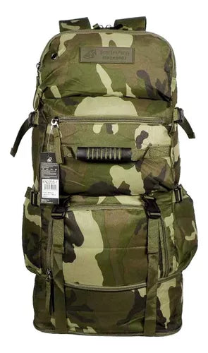 Mochila Impermeável 80 Litros Para Viagem Trilhas E Camping