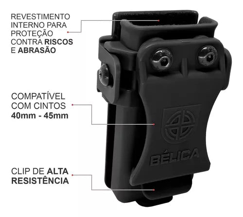 Porta Carregador Universal Velado Bélica P/ Glock Taurus